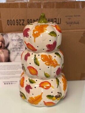 🎉 Temp-tations Centertaining Illuminated Harvest Pumpkin Stack